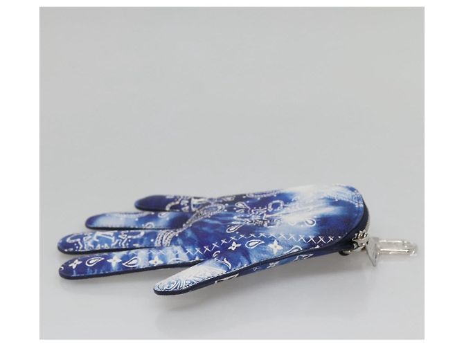 Llave de Monedero Bandana Monogram Louis Vuitton Azul - vista 4