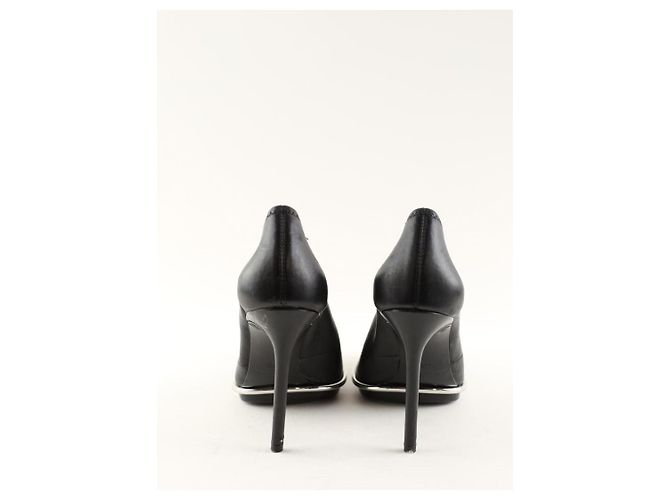 Alexander Wang Schwarzer Lederabsatz - Ansicht 2