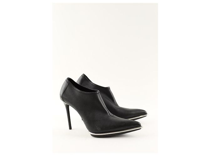 Alexander Wang Schwarzer Lederabsatz - Ansicht 3