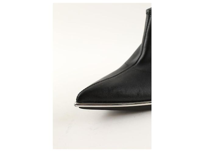 Alexander Wang Schwarzer Lederabsatz - Ansicht 5