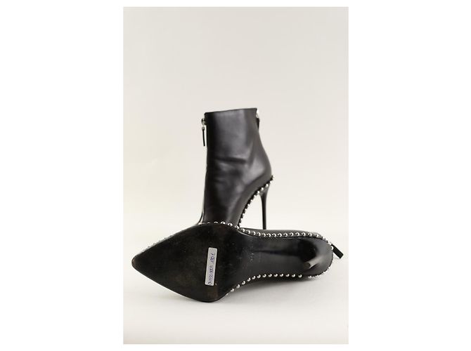 Alexander Wang Botas de cuero negro - vista 6