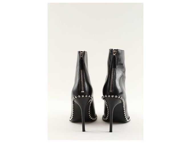 Alexander Wang Botas de cuero negro - vista 2