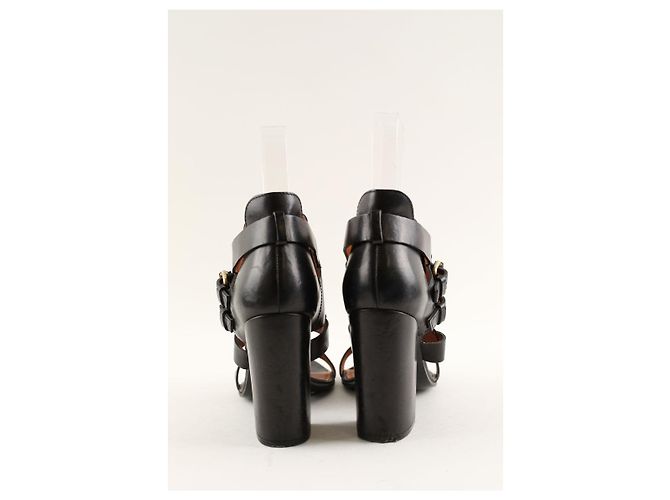 Givenchy Schwarze Lederabsätze - Ansicht 2