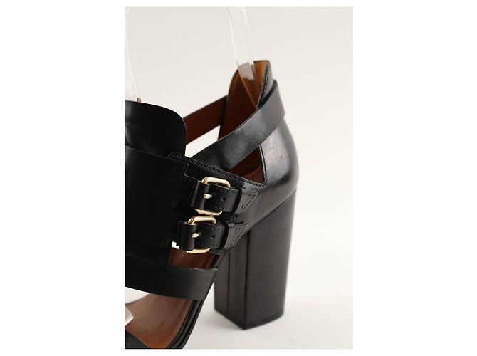 Givenchy Schwarze Lederabsätze - Ansicht 4