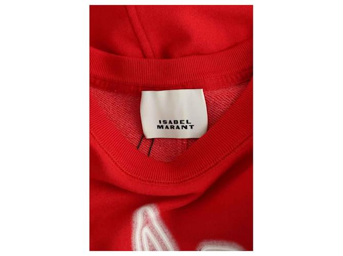 Isabel Marant Sudadera de algodón roja - vista 5