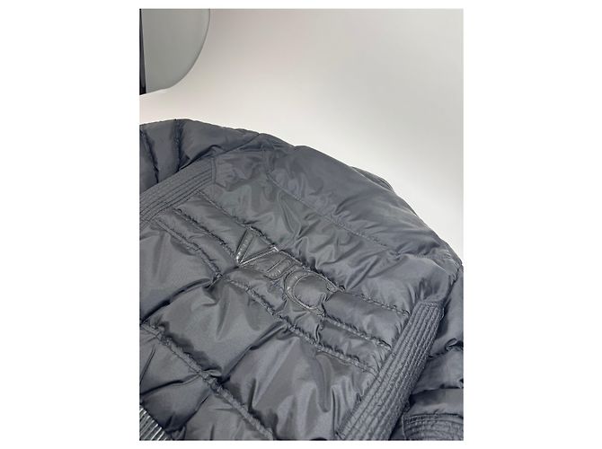 Giacca Puffer Vintage Versace da Uomo Nera XXL Nero - vista 12