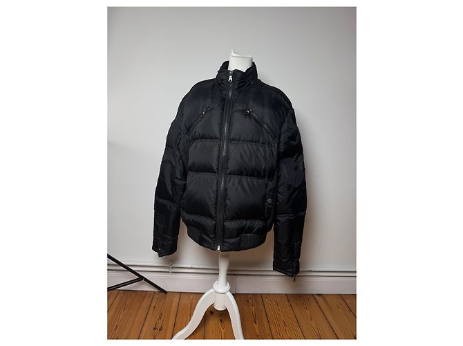 Giacca Puffer Vintage Versace da Uomo Nera XXL Nero - vista 13