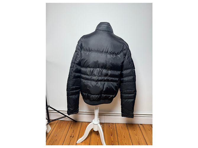Giacca Puffer Vintage Versace da Uomo Nera XXL Nero - vista 15