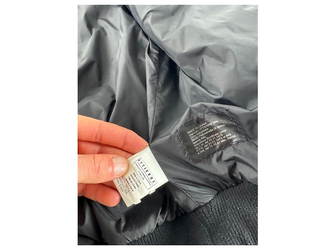 Giacca Puffer Vintage Versace da Uomo Nera XXL Nero - vista 5