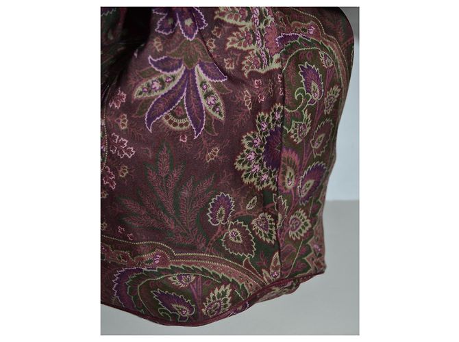 Etro Schultertasche aus gemustertem Canvas Mehrfarben - Ansicht 3