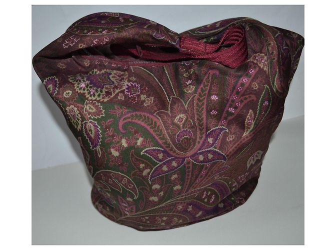 Etro Schultertasche aus gemustertem Canvas Mehrfarben - Ansicht 4
