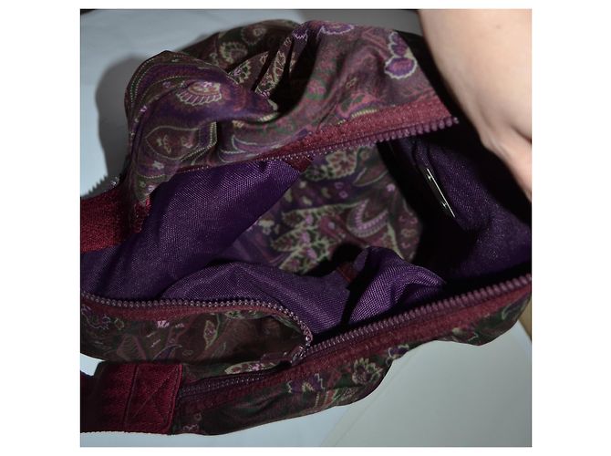 Etro Schultertasche aus gemustertem Canvas Mehrfarben - Ansicht 6