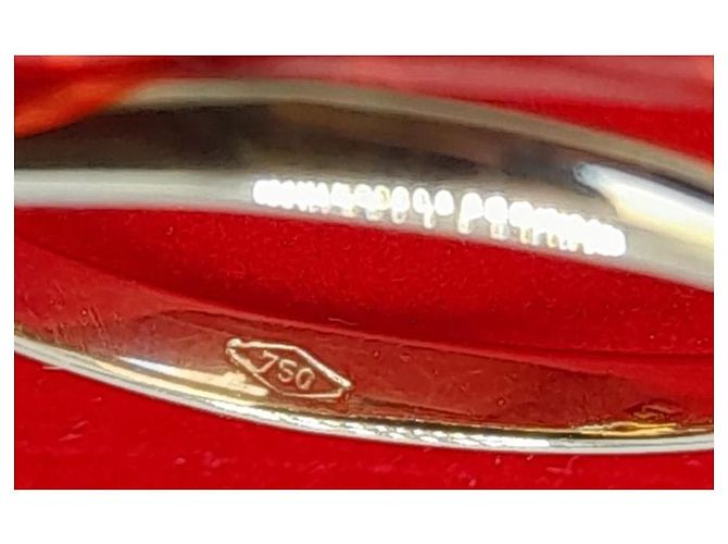 Autre Marque Französischer Solitärring GIA 0,59 ct. mit natürlichem rundem Brillanten Weiß - Ansicht 18