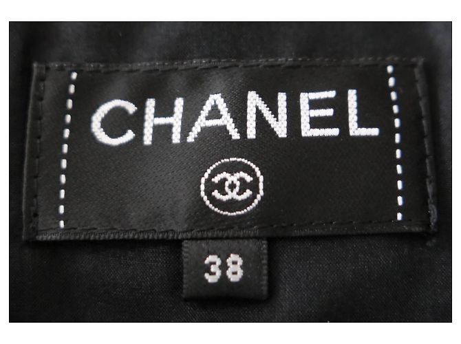 Falda lápiz de tweed fantasía chunky Chanel Otoño 2017 Negro - vista 8