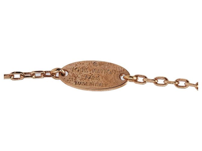 Collana Cuore Strass Louis Vuitton Rosa Rosso D'oro - vista 6
