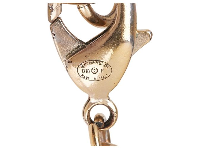 Collana a catena con motivo lucchetto Coco Mark di Chanel D'oro - vista 7