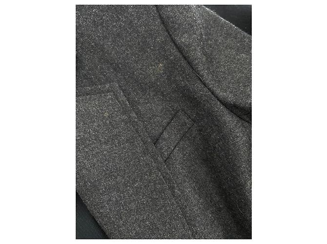 Isabel Marant Jacke aus Wolle und Kaschmir Dunkelgrau Anthrazitgrau - Ansicht 8