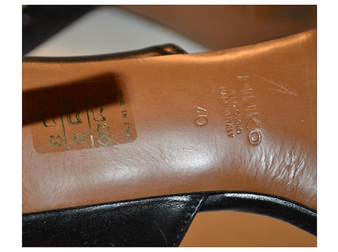 Sandali Pinko in pelle con fasce elastiche taglia 40 Multicolore - vista 5