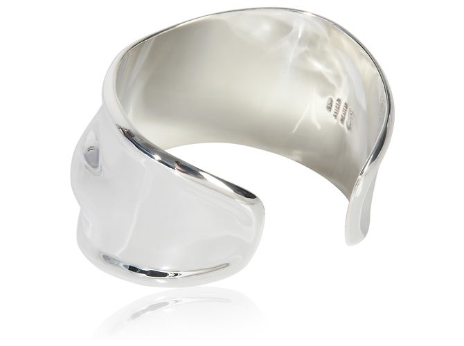 Autre Marque Bracciale in argento sterling messicano a forma di osso per la mano destra - vista 4