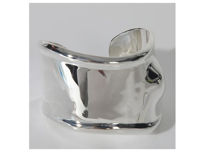 Autre Marque Bracciale in argento sterling messicano a forma di osso per la mano destra - vista 5