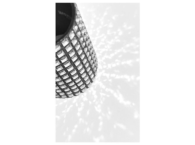 Bracciale in cristallo e pelle Balmain Argento - vista 3