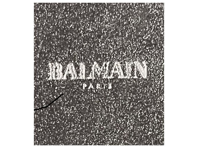 Bracciale in cristallo e pelle Balmain Argento - vista 4