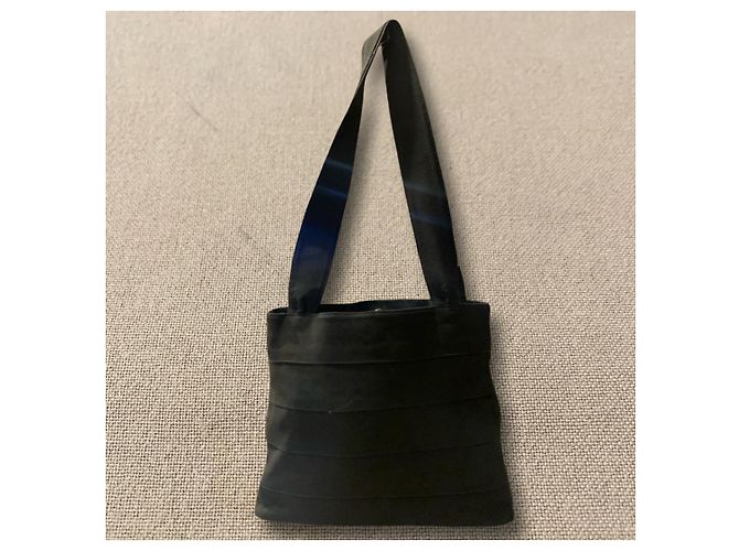 Salvatore Ferragamo borsa in grosgrain FERRAGAMO Nero - vista 9