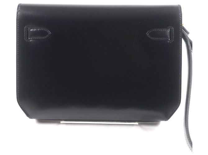 Sac à main Kelly Depeche 25 d'Hermès Noir - vue 3