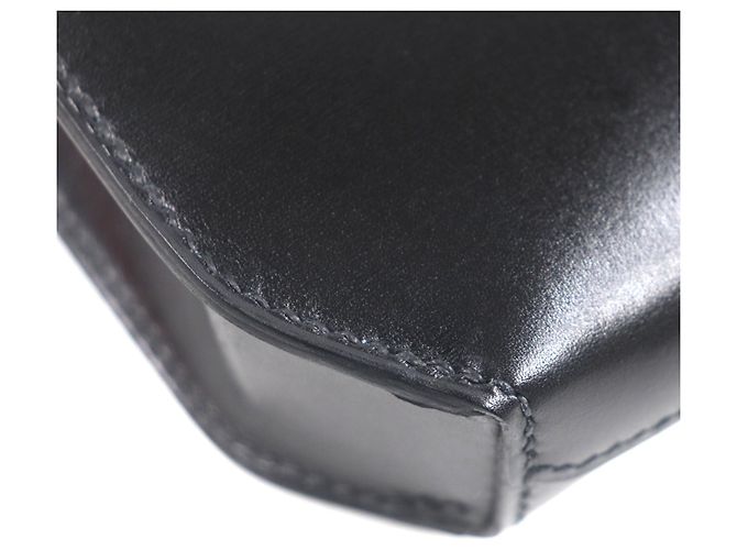 Sac à main Kelly Depeche 25 d'Hermès Noir - vue 5