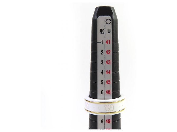 Anello Icon di GUCCI in oro bianco 18K e ceramica - vista 10