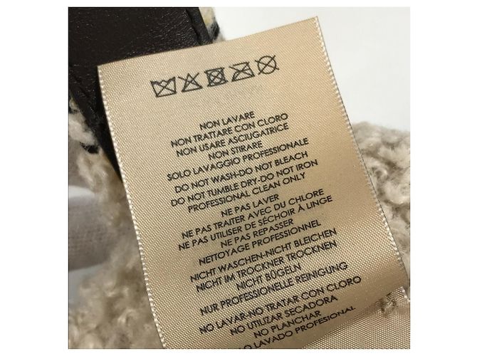 Scaldacollo in pelliccia marrone e avorio Gucci - Ansicht 10