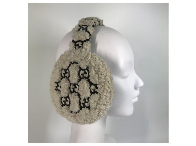 Scaldacollo in pelliccia marrone e avorio Gucci - Ansicht 14