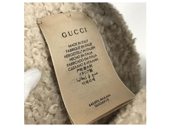 Scaldacollo in pelliccia marrone e avorio Gucci - Ansicht 7