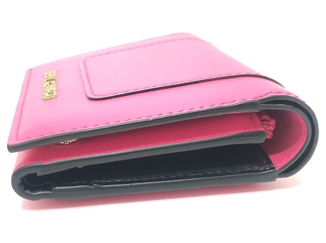 Bulgari Cartera Mini Tri-fold Serpenti de Bvlgari Negro Rosa - vista 3