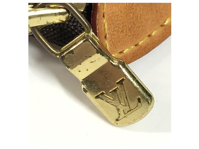 Louis Vuitton Monogram Rose Pochette Accessoires Handtasche Braun Pink - Ansicht 9