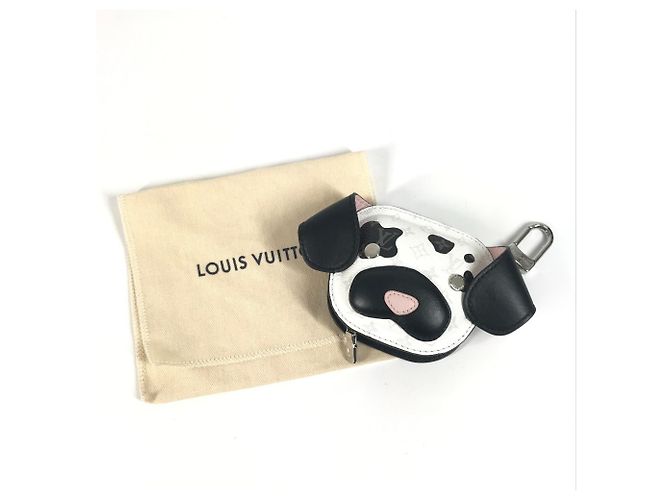 Charm de Bolsa para Perro Monograma LV Louis Vuitton Negro Blanco Multicolor - vista 10