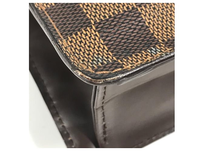 Borsa SPO Damier Monceau Louis Vuitton Marrone Damier ebene - vista 11