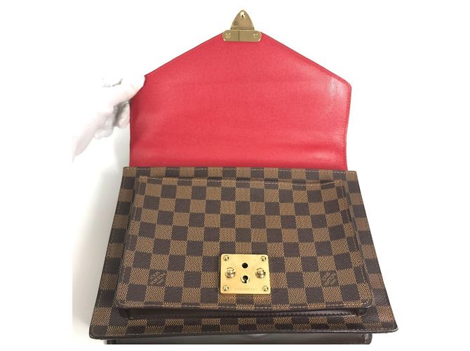 Borsa SPO Damier Monceau Louis Vuitton Marrone Damier ebene - vista 13
