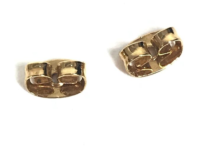 Orecchini Monogram Looping Charm M66074 di Louis Vuitton Rosa Blu D'oro - vista 9