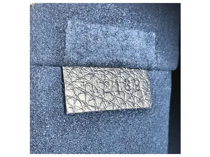 Borsa Pochette Jour GM con logo LV di Louis Vuitton Nero Blu navy - vista 13