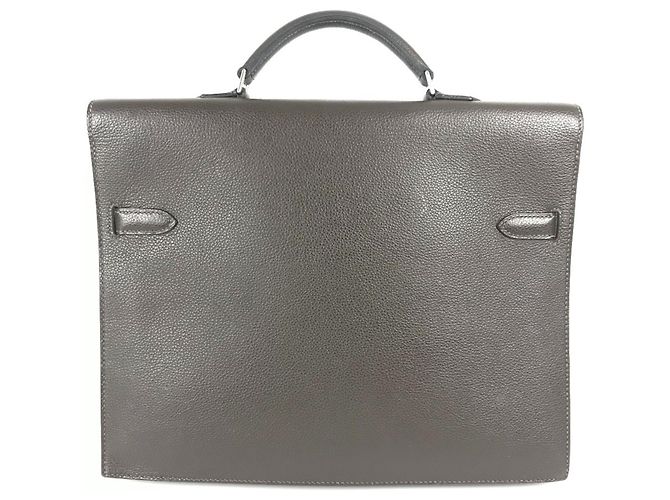 Hermès Borsa HERMES Kelly Depeche 34 Marrone scuro - vista 3