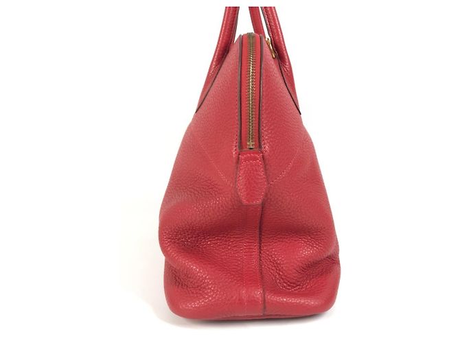 Borsa Tote Hermès Bolide 35 in Rosso Rouge - vista 5