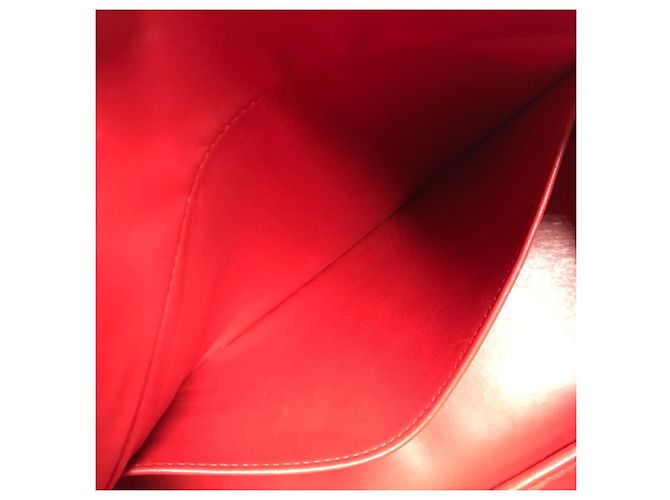 Borsa Tote Hermès Bolide 35 in Rosso Rouge - vista 6