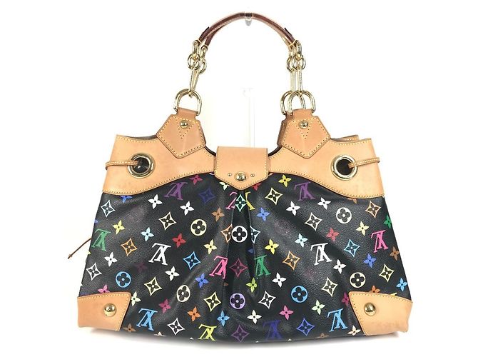 Louis Vuitton Monogram Multicolore Ursula Tote Shoulder Bag Black Multiple colors - view 4