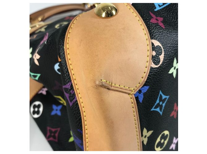 Louis Vuitton Monogram Multicolore Ursula Tote Shoulder Bag Black Multiple colors - view 8