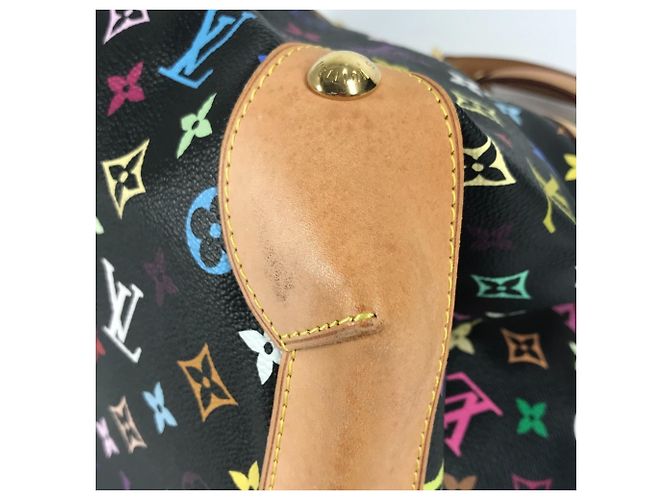 Louis Vuitton Monogram Multicolore Ursula Tote Shoulder Bag Black Multiple colors - view 9
