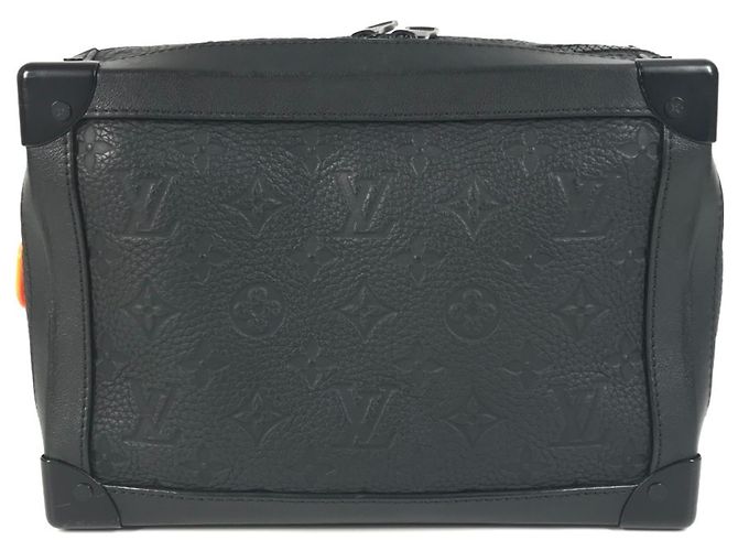 Louis Vuitton Taurillon Monogram Soft Trunk Umhängetasche Clutch Schwarz - Ansicht 2
