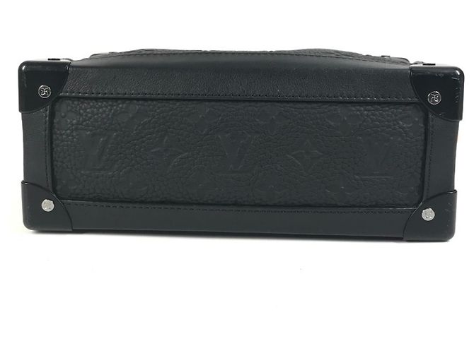 Louis Vuitton Taurillon Monogram Soft Trunk Umhängetasche Clutch Schwarz - Ansicht 5