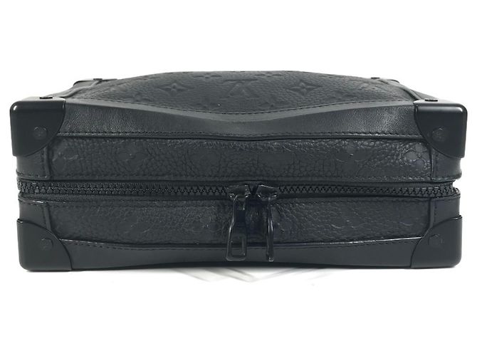 Louis Vuitton Taurillon Monogram Soft Trunk Umhängetasche Clutch Schwarz - Ansicht 6