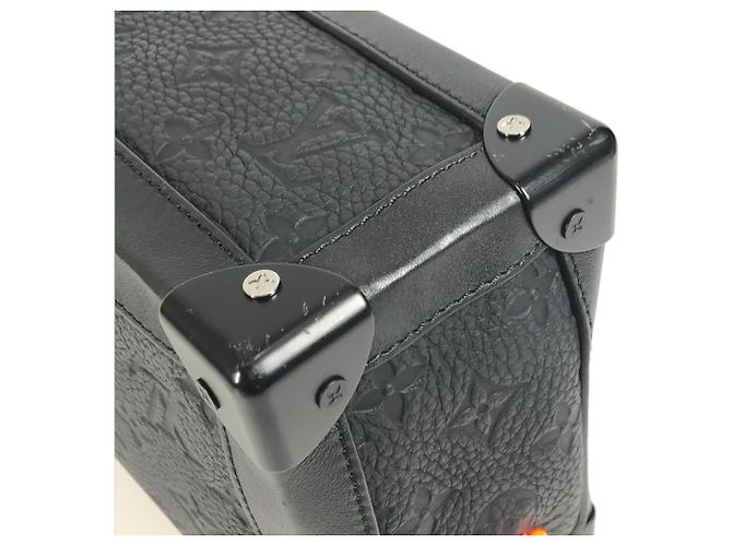 Louis Vuitton Taurillon Monogram Soft Trunk Umhängetasche Clutch Schwarz - Ansicht 7
